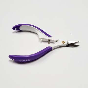 Curved Snippet Scissor (purple)